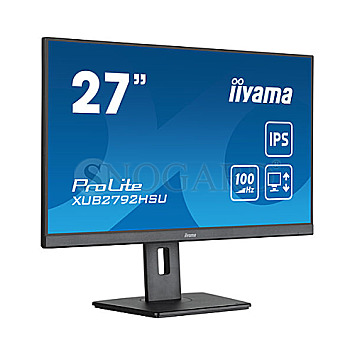 68.6cm (27") Iiyama ProLite XUB2792HSU-B6 IPS Full-HD 100Hz Lautsprecher Pivot