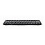 Gembird KB-BTRGB-01-DE Bluetooth Slimline RGB Tastatur schwarz