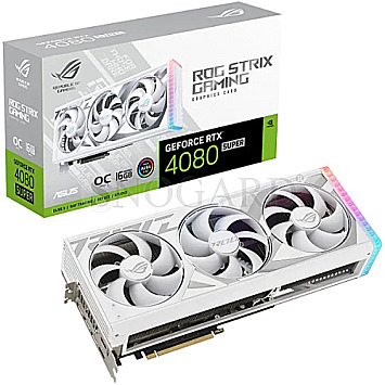 16GB ASUS ROG-STRIX-RTX4080S-O16G-WHITE ROG Strix GeForce RTX4080 SUPER White OC
