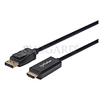 Manhattan 152679 DisplayPort Stecker auf HDMI Stecker 1.8m schwarz