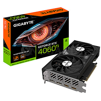 8GB Gigabyte GV-N406TWF2OC-8GD GeForce RTX4060Ti Windforce OC 8G