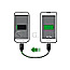 DeLOCK 83570 USB Power Sharing Kabel 2x USB Micro B Stecker OTG 30cm schwarz