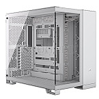 Corsair CC-9011258-WW 6500X Tempered Glass Dual Chamber White Edition