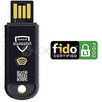 Swissbit iShield Key Pro FIDO2 USB/NFC schwarz