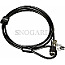 Lenovo 57Y4303 Security Cable Lock Sicherheitskabelschloss 1.5m schwarz