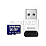 128GB Samsung PRO Plus R180/W130 microSDXC UHS-I U3 A2 Class 10 V30 USB Kit