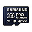 256GB Samsung PRO Ultimate R200/W130 microSDXC UHS-I U3 A2 Class 10 V30 Kit