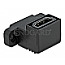 DeLOCK 81308 Easy 45 HDMI Adapter 2x Buchse gerade/gewinkelt 90 Grad schwarz
