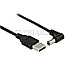 DeLOCK 83575 USB A -> DC 5.5 x 2.5mm Stecker 90 Grad gewinkelt 1.5m schwarz