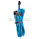 Corsair CP-8920253 PSU Cable Type 4 PCIe Cables Dual Connector Gen4 blau