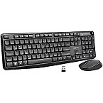 Ultron UMC-300 Wireless Desktop Kabellose Tastatur + Maus Office Set schwarz