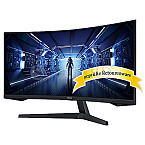 86cm (34") Samsung Odyssey C34G55TWWP 2023 VA HDR 165Hz FreeSync UWDQHD 16Curved