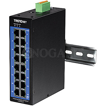 Trendnet TI-G160i-M TI Hardened Industrial Railmount Managed Switch 16 Port