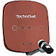 TechniSat 1445/8195 DigiDish 45 Satfinder Universal-V/H-LNB ziegelrot