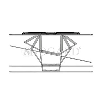 Hama 220851 Fullmotion Ultraslim Wandhalterung 37-90" VESA ausziehbar  schwarz