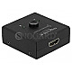 DeLOCK 64072 HDMI 4K Umschalter bidirektional 2xHDMI In / 1x HDMI Out schwarz