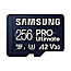 256GB Samsung PRO Ultimate R200/W130 microSDXC UHS-I U3 A2 Class 10 V30 USB Kit
