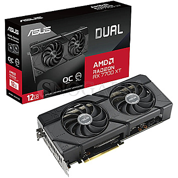 12GB ASUS DUAL-RX7700XT-O12G Dual Radeon RX7700XT OC