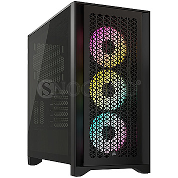 Corsair CC-9011240-WW iCue 4000D RGB Airflow Black Edition