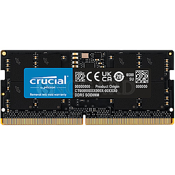 16GB Crucial CT16G48C40S5 Value DDR5-4800 CL40 SO-DIMM on-die ECC
