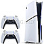 Sony Playstation 5 Slim Disc Edition 1TB SSD inkl. 2 Controller black/white