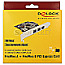 DeLOCK 89864 PCIe Card 3x FireWire 9pin extern + FireWire 6pin intern