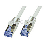 LogiLink S/FTP CAT6a 5m 10er Pack Patchkabel / Netzwerkkabel grau