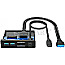 Graugear G-MP01CR 3.5" Multi Frontblende USB Hub + Cardreader USB 3.0 19pin