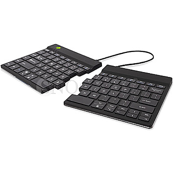 R-Go Split Break Bluetooth Keyboard US-Layout QWERTY schwarz