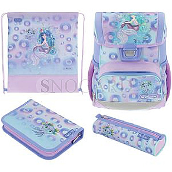 Herlitz 50046201 Loop Plus Mystic Mermaid Schultaschen Set 4-tlg.