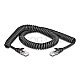 DeLOCK 87993 RJ45 Spiralkabel CAT5e 2m schwarz