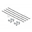 DeLOCK 66873 10" Patchpanel 8-Port CAT6a 1HE grau