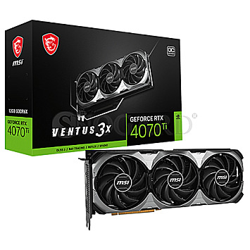 12GB MSI V513-423R GeForce RTX4070Ti Ventus 3X E1 12G OC