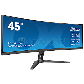 113cm (44.5") Iiyama ProLite XCB4594DQSN-B1 VA UWQHD 165Hz GLAN Curved