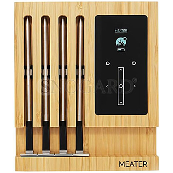 Meater RT3-MT-MB01 Block Barbecue Wood Bluetooth Fleisch Thermometer