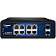 Allnet SGI Industrial Railmount Gigabit Switch 8xRJ45 2xSFP unmanaged