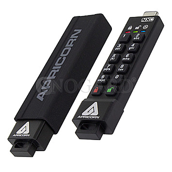 32GB Apricorn Aegis Secure Key 3NXC Akku Keypad 256bit AES USB-C 3.0
