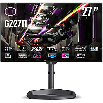 68.6cm (27") CoolerMaster GZ2711 OLED WQHD 240Hz Gaming Pivot