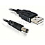 DeLOCK 82197 Stromadapter USB 2.0 Typ-A Stecker/Hohlstecker 5.4mm 1m schwarz