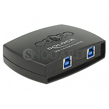 DeLOCK 87723 USB 3.0 Sharing Switch 2-1 USB Umschalter schwarz