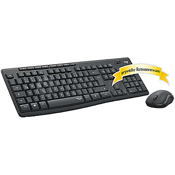 Logitech MK295 Silent Wireless Combo schwarz