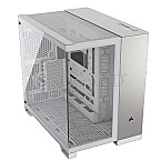 Corsair CC-9011285-WW 6500X Tempered Glass White/Satin Gray Aluminum Edition