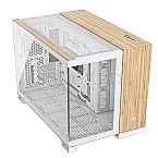 Corsair CC-9011288-WW 2500X Tempered Glass White/Bamboo Wood Edition