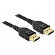 DeLOCK 85658 DisplayPort 1.4 Kabel 2x DisplayPort 1.4 Stecker 1m schwarz 8K 60Hz