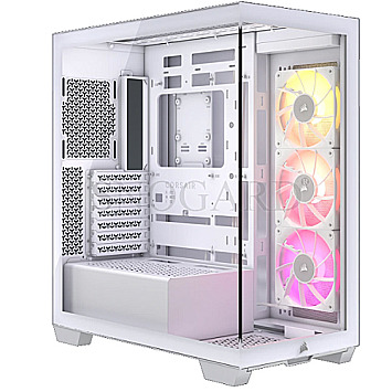 Corsair CC-9011281-WW iCUE LINK 3500X ARGB Tempered Glass White Edition