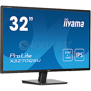 80cm (31.5") Iiyama ProLite X3270QSU-B1 IPS WQHD 100Hz Blaulichtfilter
