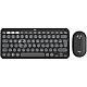 Logitech Pebble 2 Combo Logi Bolt USB/Bluetooth QWERTZ schwarz/grau