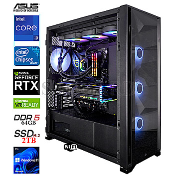 Ultra Gaming iCue i9-14900KF-M2-RTX4090 WiFi powered by iCUE