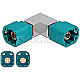 DeLOCK 90525 HSD Z Stecker zu HSD Z Stecker Adapter gewinkelt