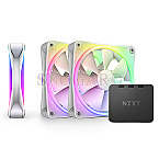 NZXT F Series F120 RGB DUO LED-Steuerung 120mm Matte White 3er Pack